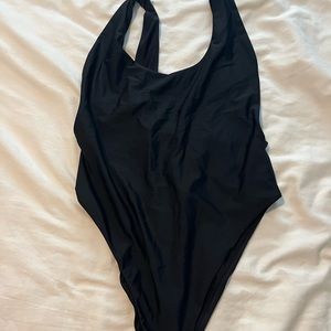 Aerie High Leg, low back, side cut out one piece swimsuit
